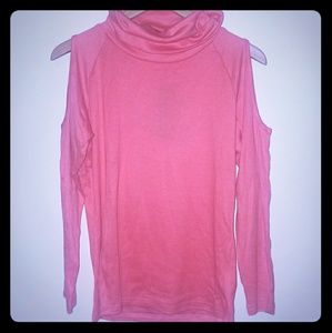 Allegra K cold shoulder turtleneck